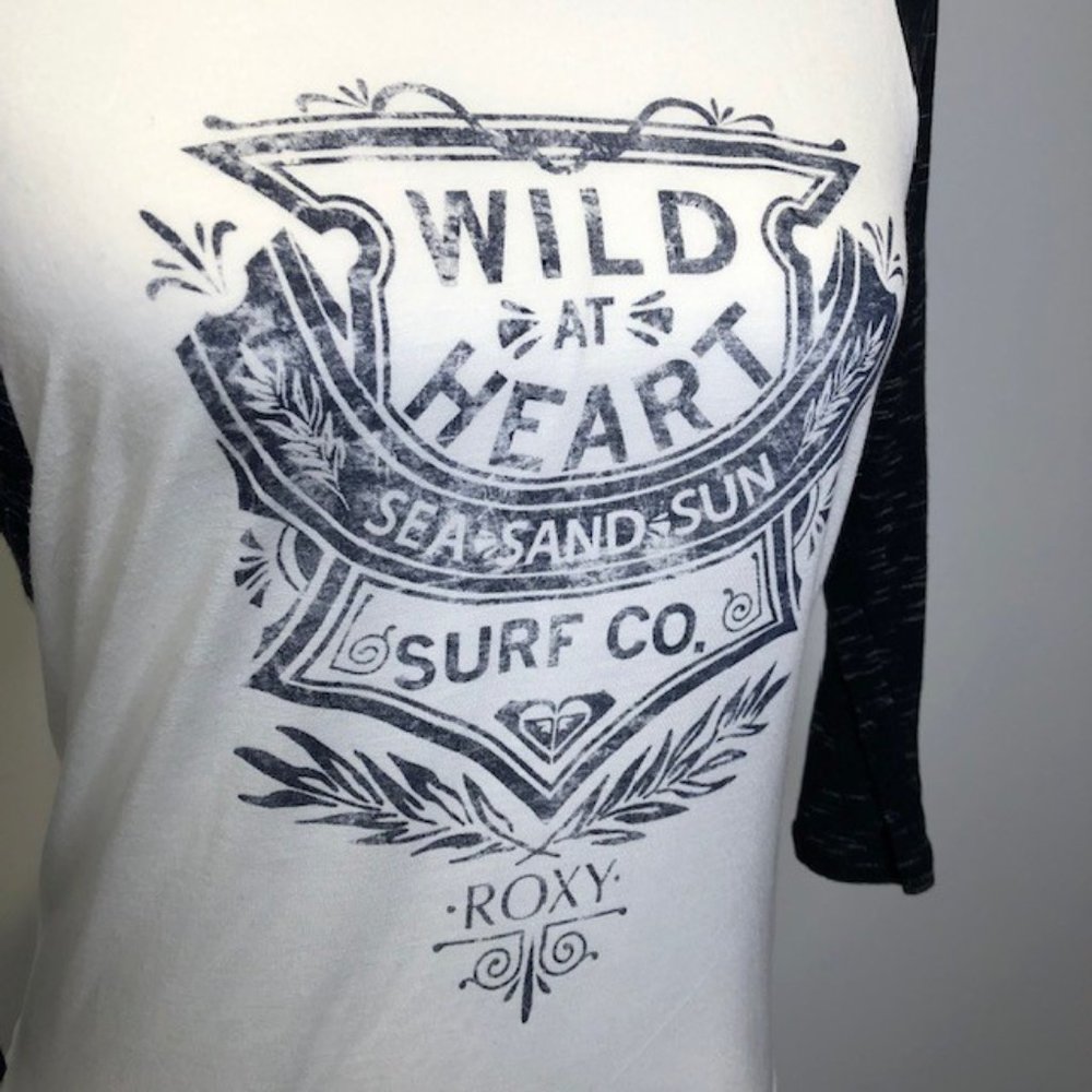 Roxy Raglan T Shirt - Picture 3 of 7